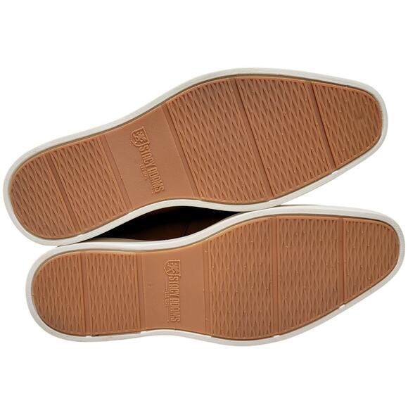 Stacy Adams Men Samuel Slip On Horsebit Loafer Size US 11M Tan Brown Leather AGJ